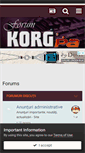 Mobile Screenshot of korgforum.ro